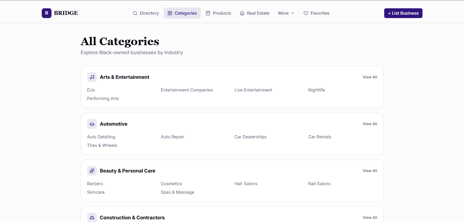 B.R.I.D.G.E. Directory screenshot 2