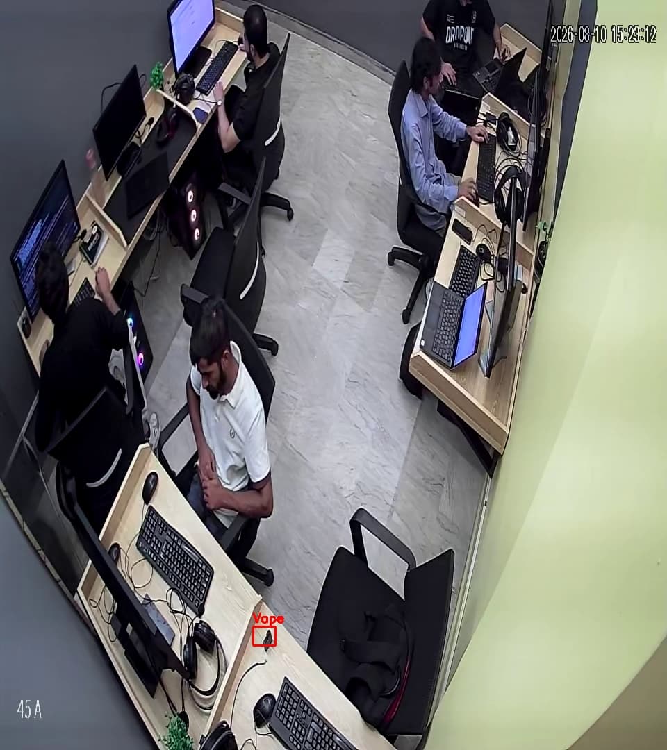 AI Vape Detection System screenshot 3